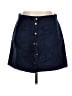 Old Navy 100% Polyester Solid Blue Casual Skirt Size 14 - photo 1