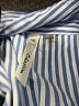 NY Collection Stripes Blue Long Sleeve Blouse Size S - photo 7
