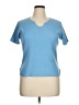 Basic Editions Blue Short Sleeve T-Shirt Size XL - photo 1
