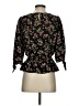 iris 100% Polyester Black 3/4 Sleeve Blouse Size S - photo 2