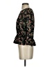iris 100% Polyester Black 3/4 Sleeve Blouse Size S - photo 5
