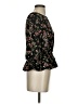 iris 100% Polyester Black 3/4 Sleeve Blouse Size S - photo 4