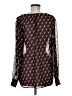 Pleione 100% Polyester Black Long Sleeve Blouse Size M - photo 2