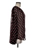 Pleione 100% Polyester Black Long Sleeve Blouse Size M - photo 4