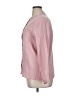 Unbranded Checkered-gingham Pink 3/4 Sleeve Button-Down Shirt Size XL - photo 5