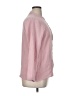 Unbranded Checkered-gingham Pink 3/4 Sleeve Button-Down Shirt Size XL - photo 4