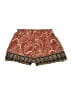 Shein Paisley Red Shorts Size 4 - photo 1