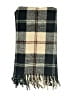 Look 100% Polyester Plaid Black Scarf One size - photo 2