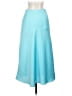 J.Crew 100% Polyester Solid Teal Blue Formal Skirt Size XXS - photo 2