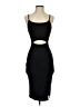 Unbranded Solid Black Cocktail Dress Size S - photo 1