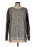 Liz Claiborne Stripes Gray Pullover Sweater Size L - photo 1