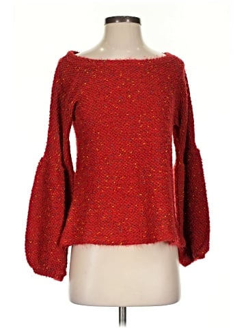 Blue Tassel Pullover Sweater (view 1)