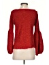 Blue Tassel Tweed Red Pullover Sweater Size XS - photo 2