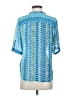 TWO by Vince Camuto 100% Polyester Blue Short Sleeve Blouse Size S - photo 2