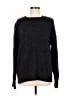 The Bright Side Metallic Black Pullover Sweater Size M - photo 1