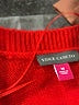 Vince Camuto Red Pullover Sweater Size M - photo 7