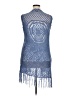 Oh MG! 100% Acrylic Blue Cardigan Size XL - photo 2