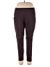 Reebok Solid Burgundy Active Pants Size 3X - photo 1