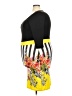Finejo Graphic Yellow Cocktail Dress Size 3X - photo 5