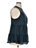 Torrid Teal Sleeveless Blouse Size 1X Plus (1) - photo 4