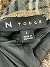 N Touch Plaid Tan Pullover Sweater Size L - photo 7