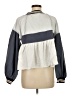 Pilcro 100% Cotton Gray Long Sleeve Blouse Size XS - photo 2
