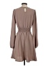 Assorted Brands 100% Polyester Solid Tan Casual Dress Size S - photo 2
