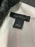 Ann Taylor Gray Ivory Long Sleeve Blouse Size S - photo 7