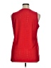 Ofeefan Red Sleeveless Blouse Size XL - photo 2