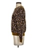 J.Crew Animal Print Brown Pullover Sweater Size S (estimated) - photo 5