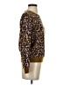 J.Crew Animal Print Brown Pullover Sweater Size S (estimated) - photo 4