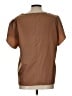 Shein Brown Short Sleeve Blouse Size 12 - photo 2