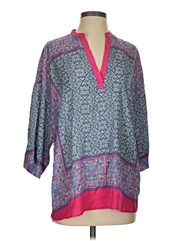Zara Basic 3/4 Sleeve Blouse (view 1)