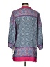 Zara Basic Blue 3/4 Sleeve Blouse Size S - photo 2