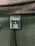 City Streets Metallic Silver Purple 3/4 Sleeve Top Size M - photo 4