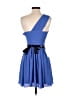 Express Solid Blue Cocktail Dress Size 0 - photo 2