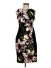 Calvin Klein Floral Black Cocktail Dress Size 2 - photo 1
