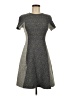 Lela Rose 100% Polyester Tweed Gray Casual Dress Size 4 - photo 1