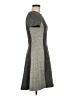 Lela Rose 100% Polyester Tweed Gray Casual Dress Size 4 - photo 4