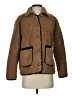 J.Crew 100% Polyester Brown Faux Fur Jacket Size XXS - photo 1