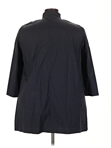 Marina Rinaldi 3/4 Sleeve Button-Down Shirt (view 2)