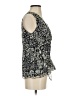 Banana Republic 100% Polyester Gray Sleeveless Blouse Size 0 - photo 4
