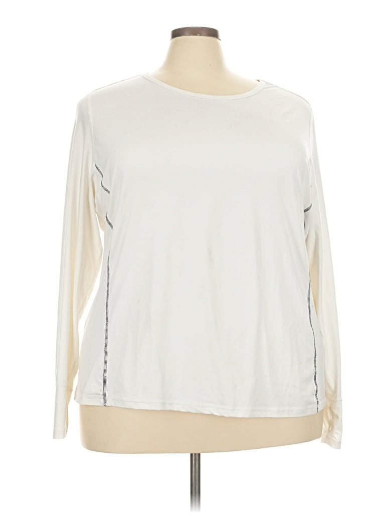 Pre-owned Zelos Long Sleeve T-shirt In White