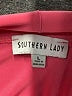 Southern Lady Pink Short Sleeve Blouse Size L - photo 4