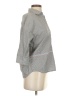 J.Crew Stripes Gray 3/4 Sleeve Button-Down Shirt Size 2 - photo 4