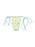 Unbranded Print Yellow Blue Swimsuit Bottoms Size M - photo 2