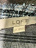 Ann Taylor LOFT Graphic Gray Casual Dress Size 2 (tall) - photo 7