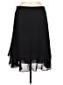 Coldwater Creek 100% Polyester Solid Black Formal Skirt Size M - photo 2