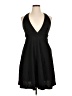Unbranded Solid Black Cocktail Dress Size XL - photo 1