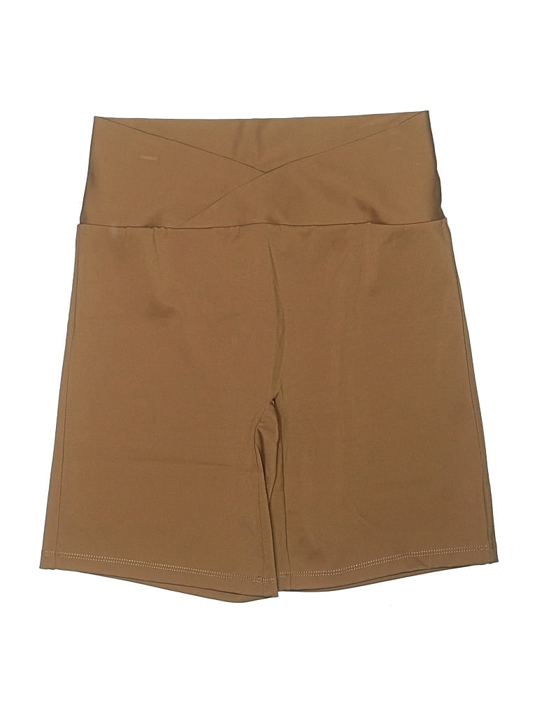 Pre-owned Devon Windsor Khaki Shorts In Brown